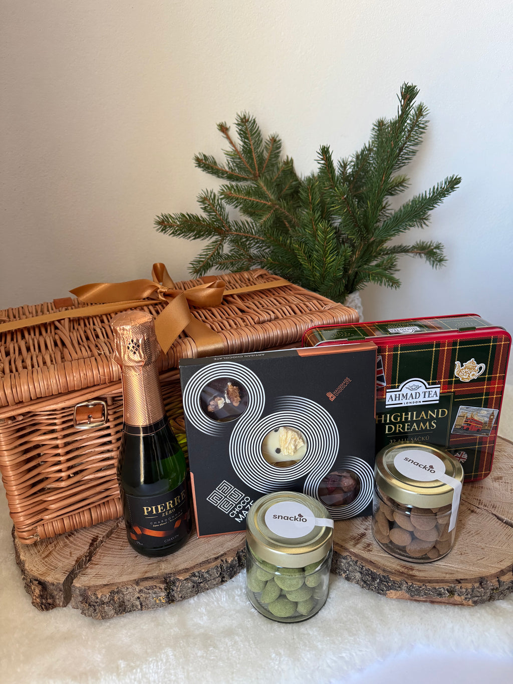 Darčekový kôš M - Čaj a Čokoláda