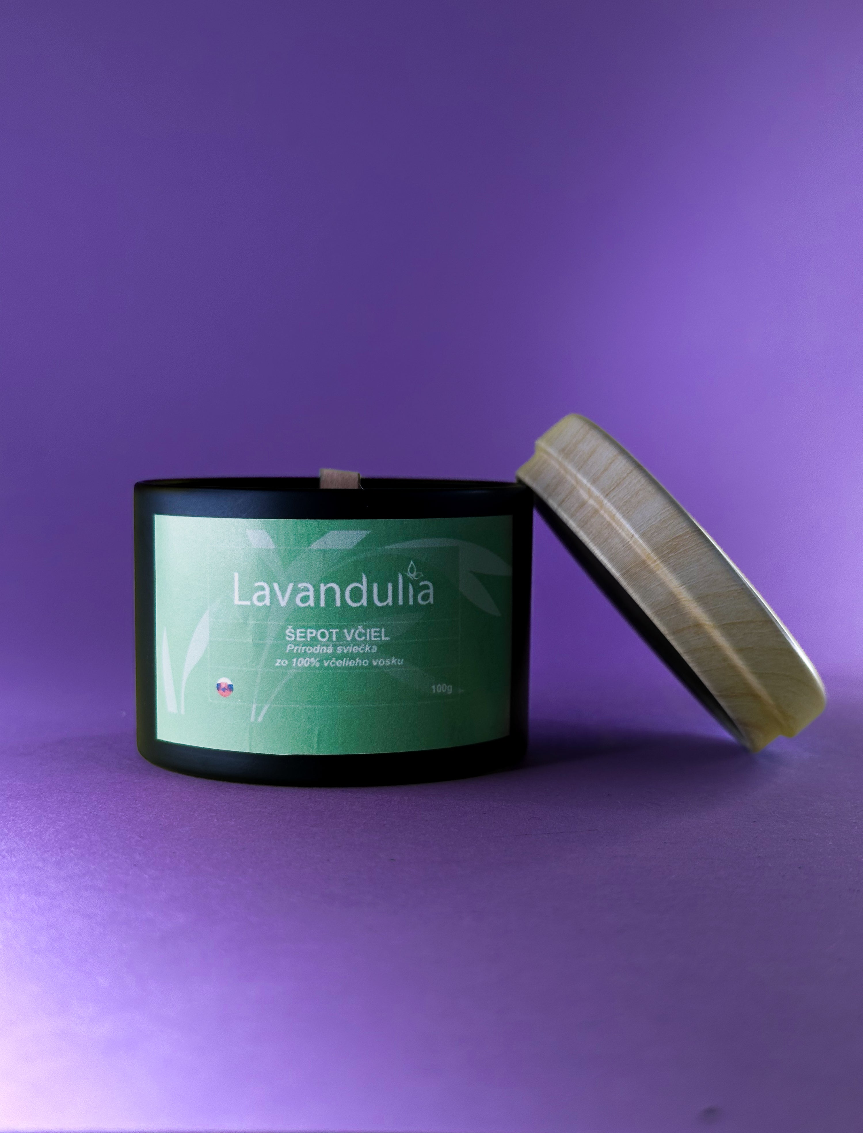 Šepot včiel - prírodná sviečka zo 100% včelieho vosku